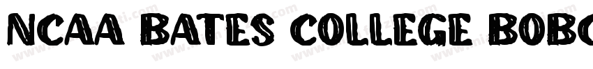NCAA Bates College Bobcats字体转换